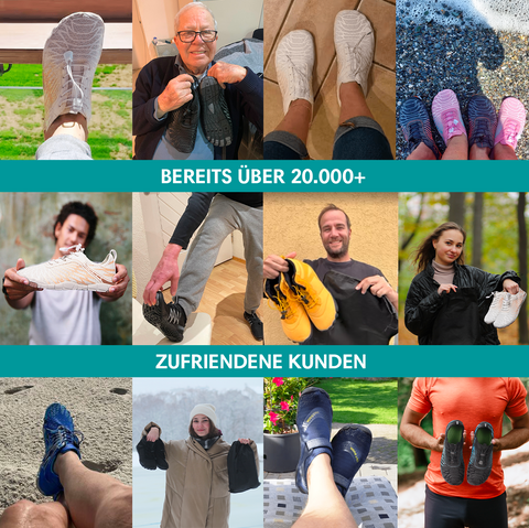 Größentabelle für Vanea Barfußschuhe